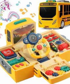 Juguete de autobús escolar con sonido y luz, Juguete de