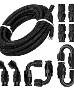 hutulao 6AN 3/8" Manguera de E85 de PTFE con trenza de