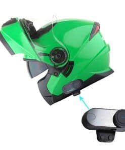 Casco Modular de Motocicleta 1Storm con Visera Doble y Luz