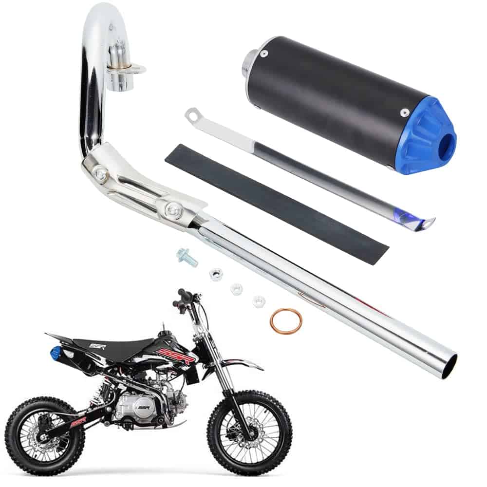 Silenciador de escape para tubo de 28mm 90cc 110cc 125cc
