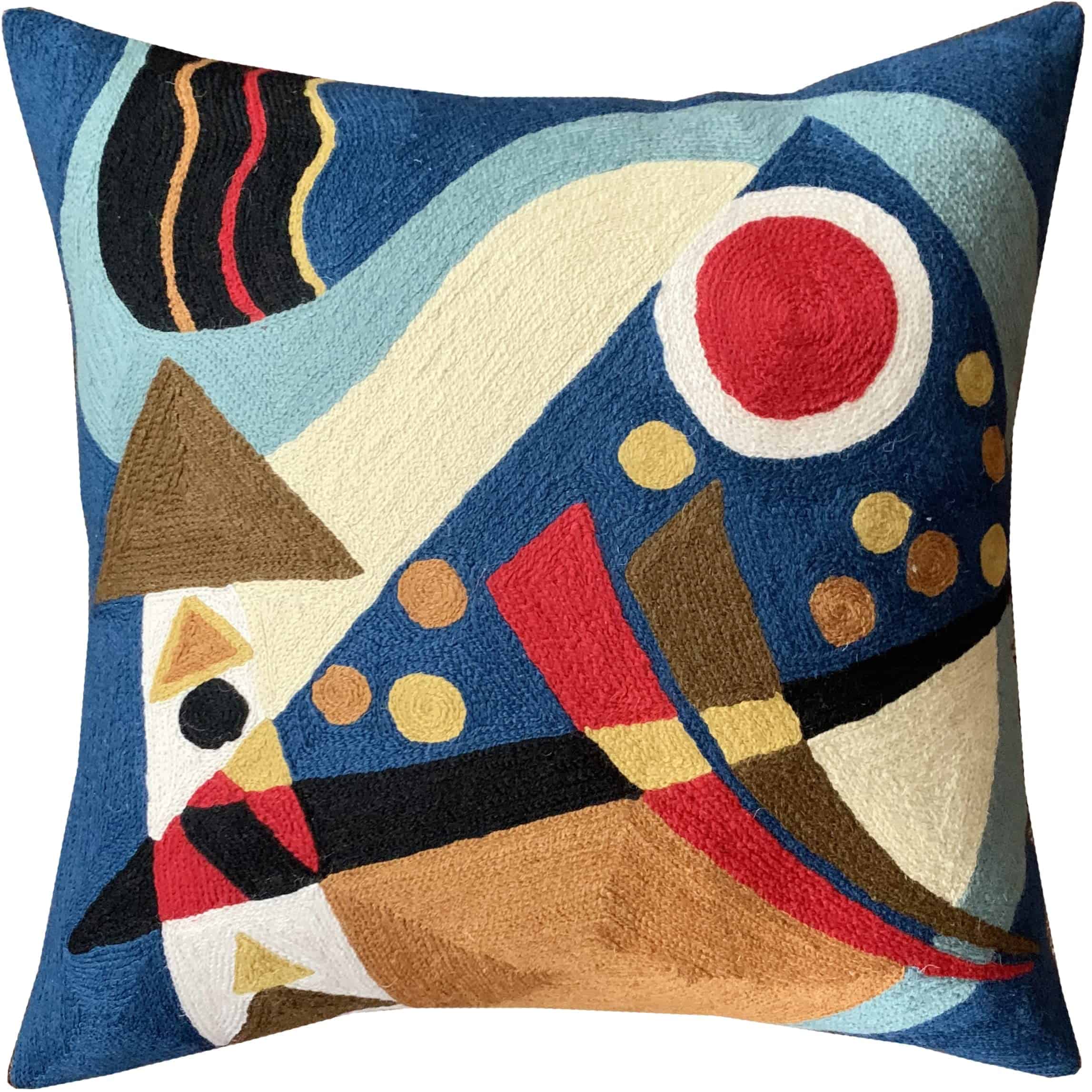 Funda de Cojín Moderna Kandinsky | Cojines Abstractos