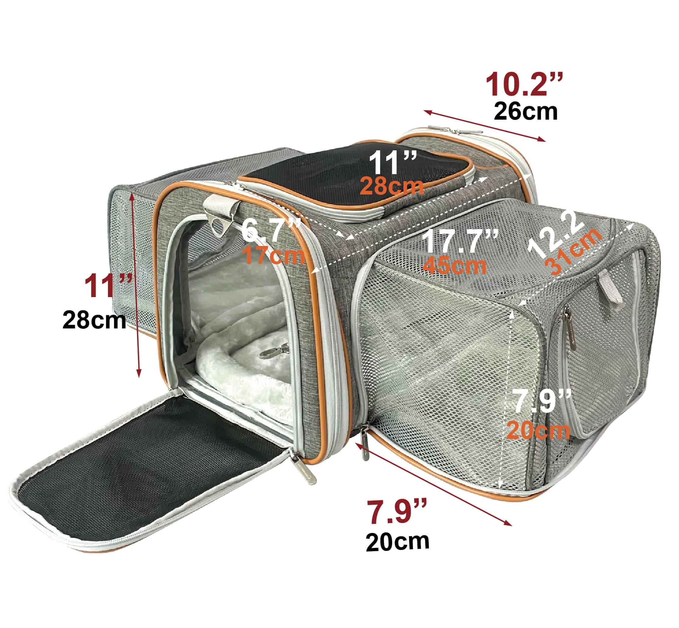 Bolso de viaje de lujo Mr. Peanut's Platinum Series Double - Imagen 10