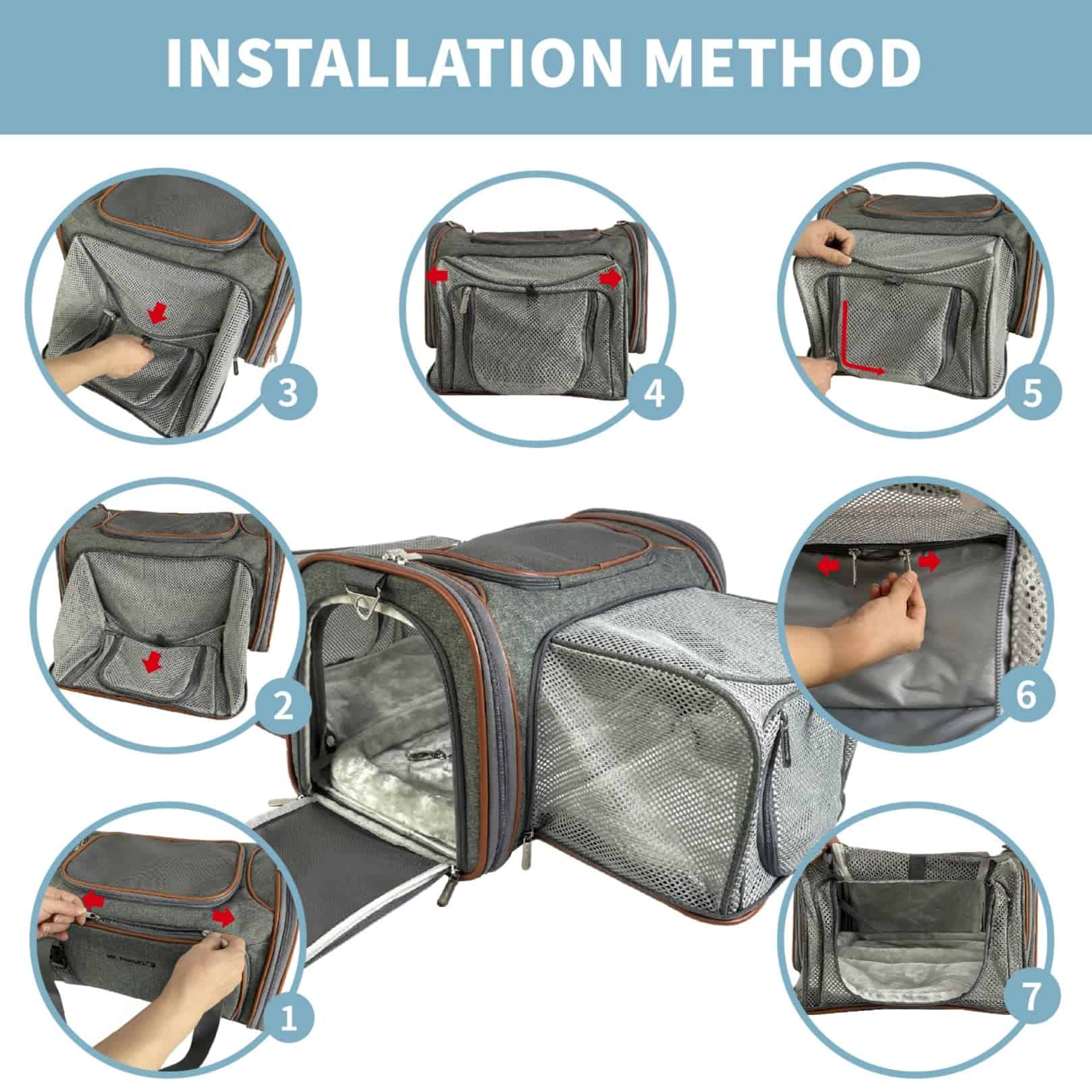 Bolso de viaje de lujo Mr. Peanut's Platinum Series Double - Imagen 5