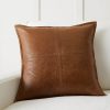 Funda de cojín de piel de cordero LEATHER JACKSON - Funda