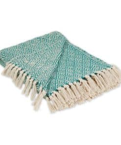 Manta de Algodón Tejida DII Diamond Throw Collection,