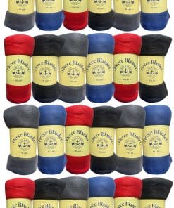 Mantas de Felpa Suave Yacht & Smith 50 X 60, Livianas,