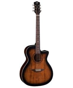 Guitarra Acústica y Eléctrica Luna Art Vintage Grand