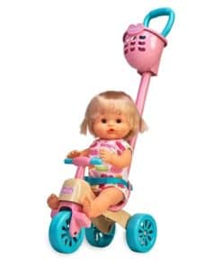 Nenuco y su Triciclo - Muñeca Bebé con Vestido Lindo,