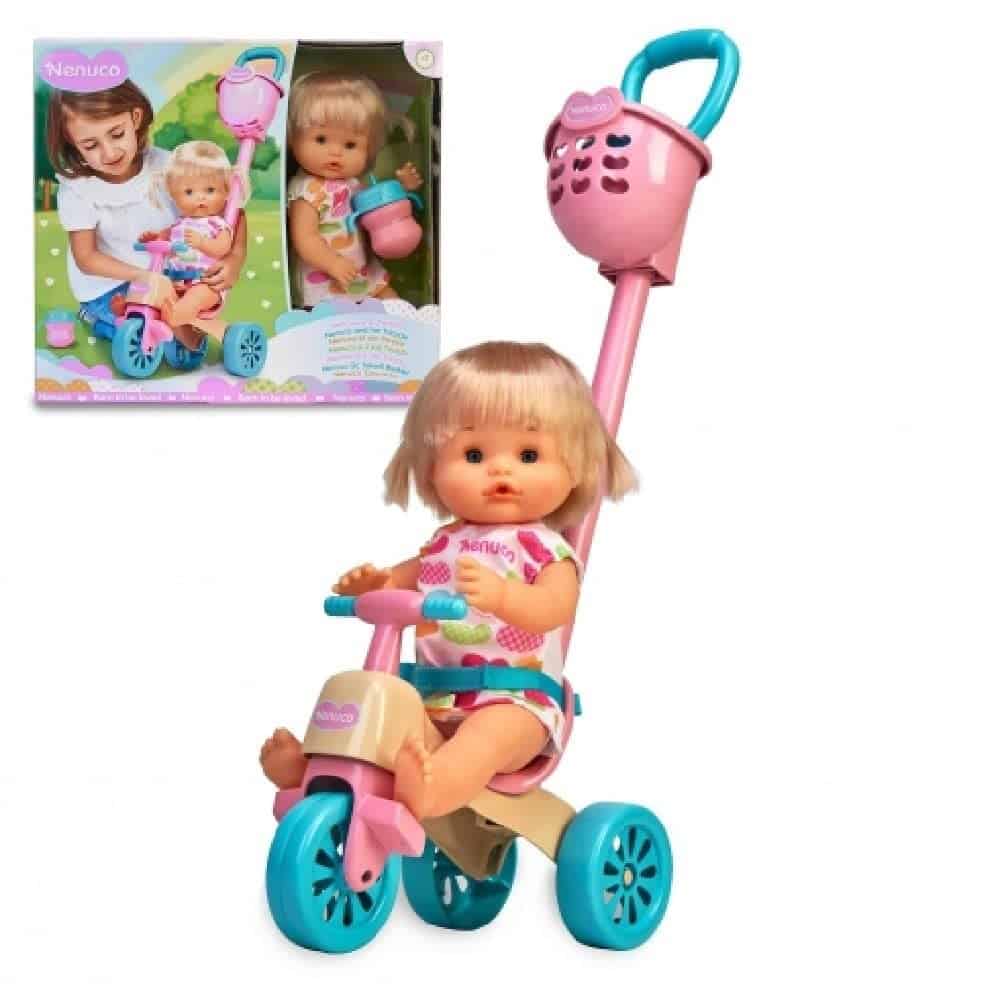 Nenuco y su Triciclo - Muñeca Bebé con Vestido Lindo, - Imagen 8
