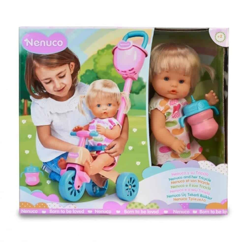 Nenuco y su Triciclo - Muñeca Bebé con Vestido Lindo, - Imagen 9