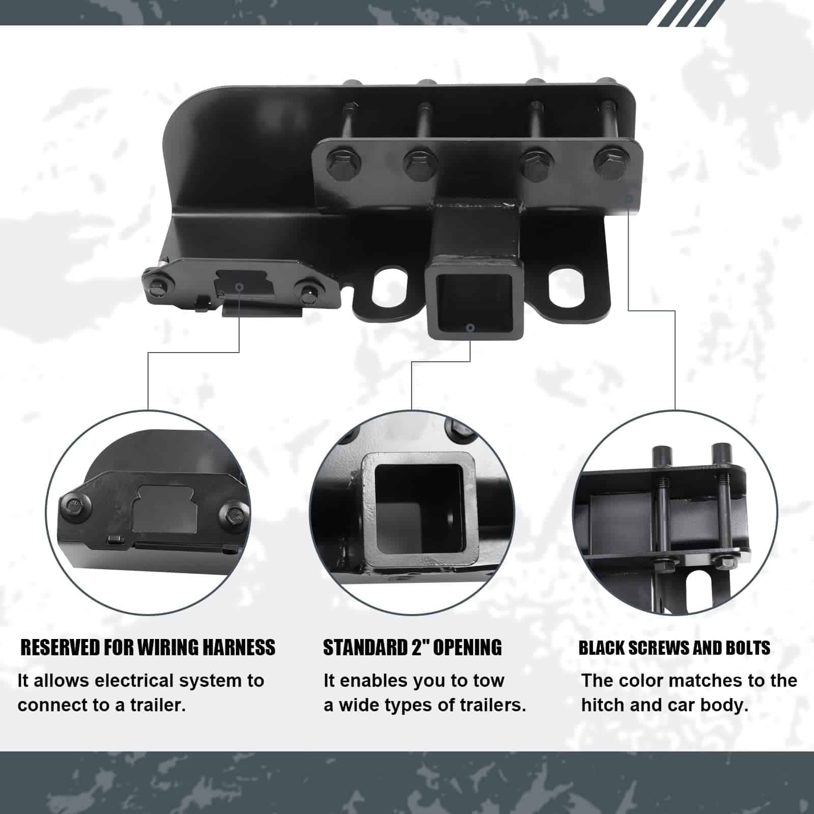 Enganche de Remolque de 2" para Ford Bronco 2021-2024, - Imagen 5
