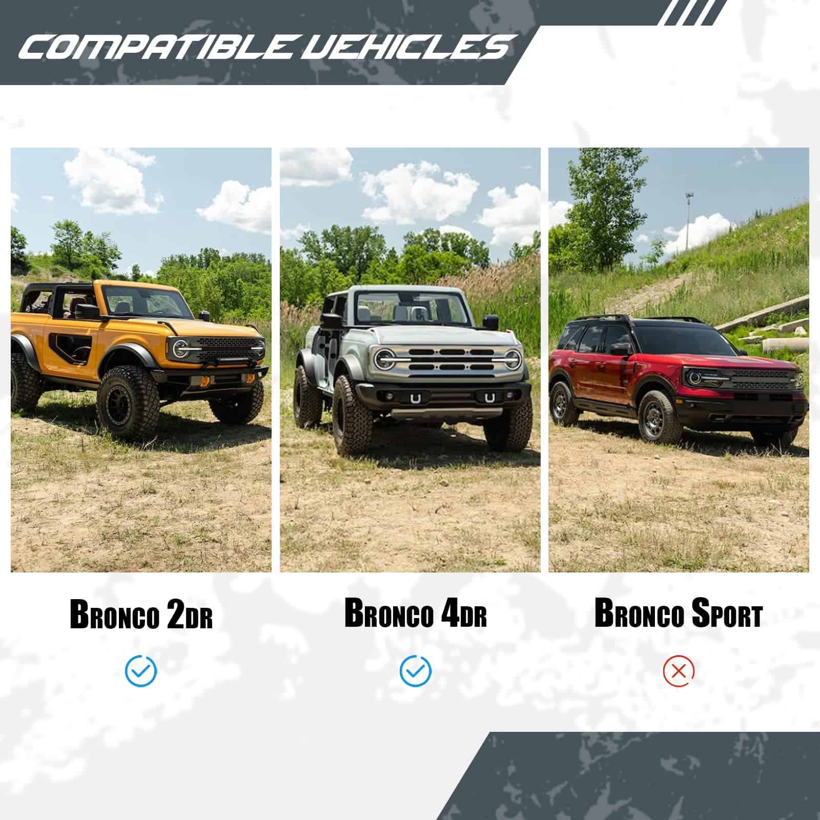 Enganche de Remolque de 2" para Ford Bronco 2021-2024, - Imagen 3