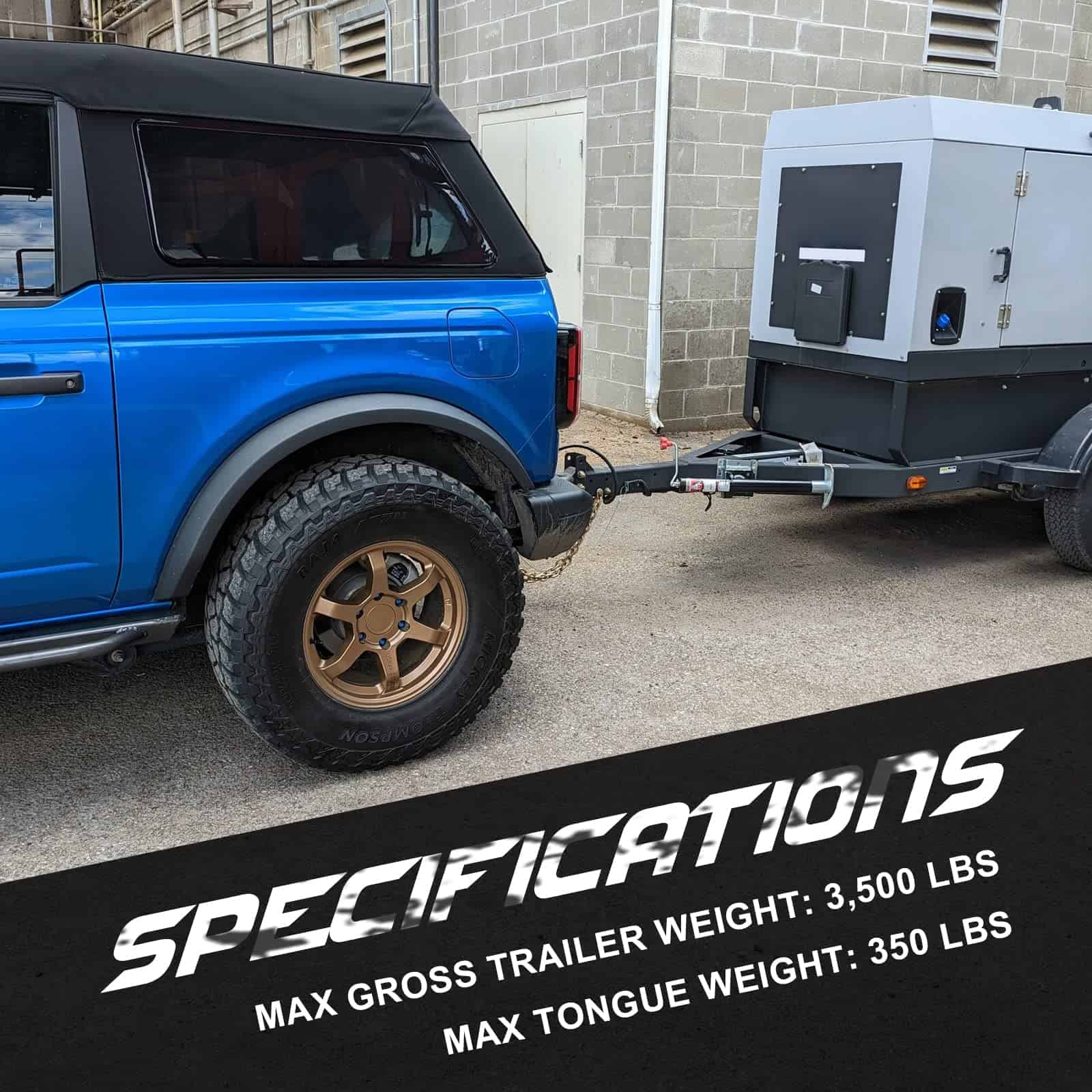 Enganche de Remolque de 2" para Ford Bronco 2021-2024, - Imagen 6