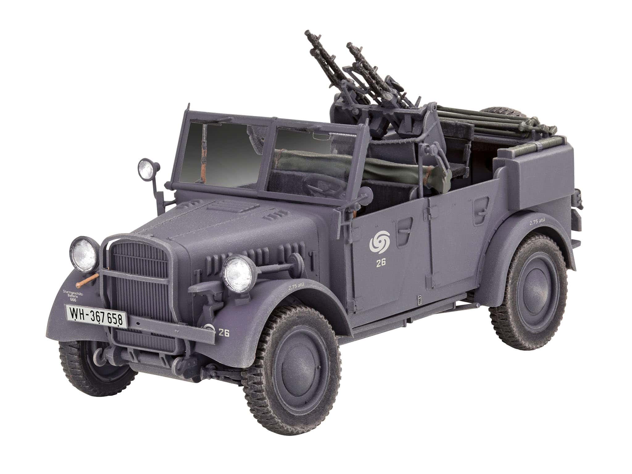 Revell 03339 Einheits PKW Kfz.4 Maqueta a Escala 1:35, Sin - Imagen 3