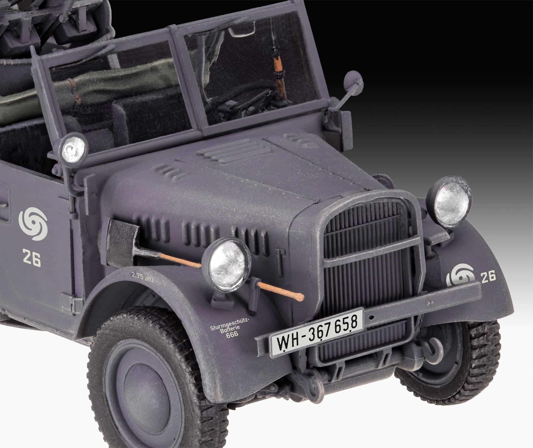 Revell 03339 Einheits PKW Kfz.4 Maqueta a Escala 1:35, Sin - Imagen 4