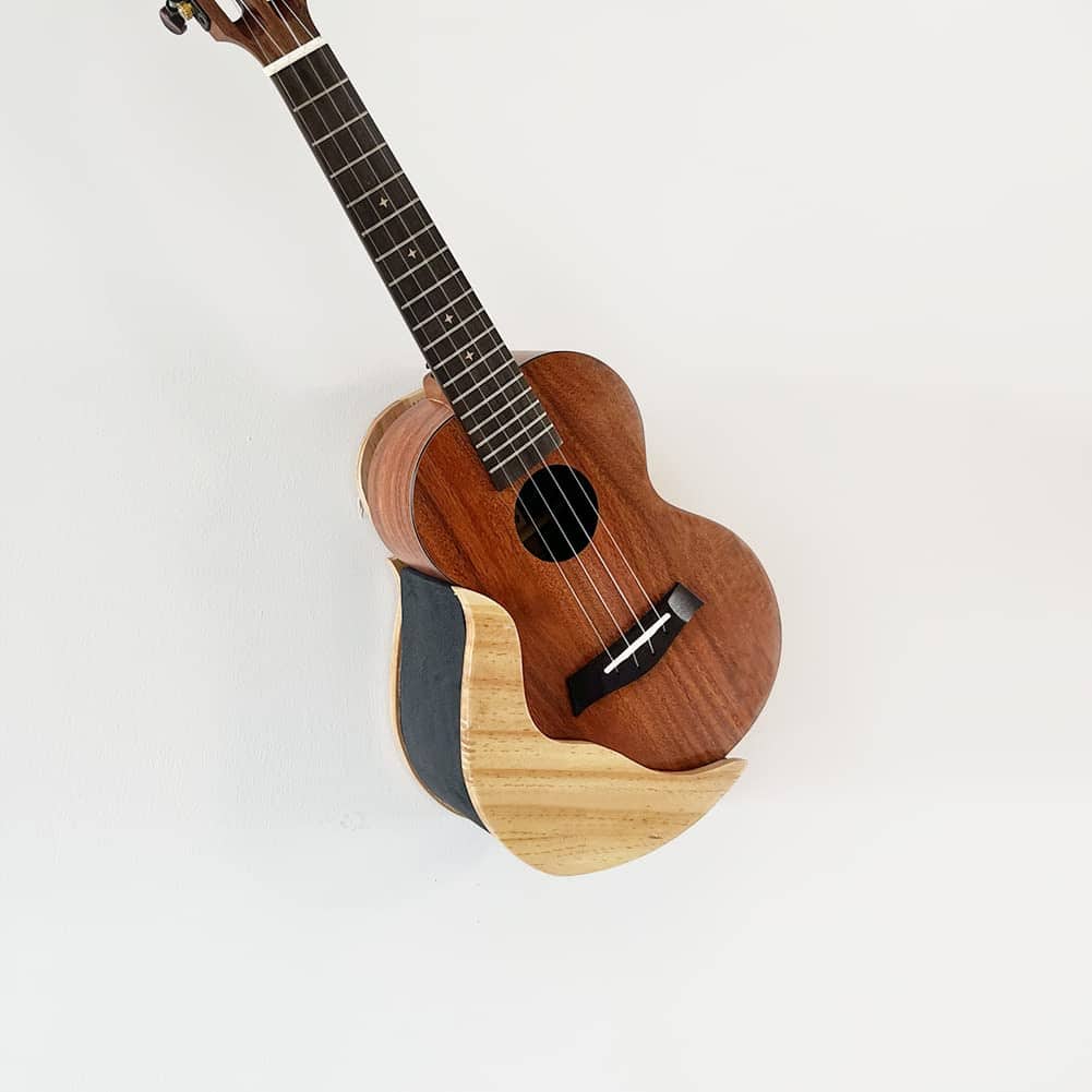 Soporte de Pared para Ukulele Kelendle de Madera - Soporte - Imagen 3