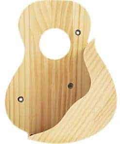 Soporte de Pared de Madera para Ukulele Kelendle - Soporte