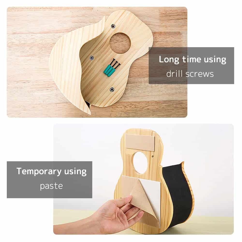 Soporte de Pared para Ukulele Kelendle de Madera - Soporte - Imagen 6