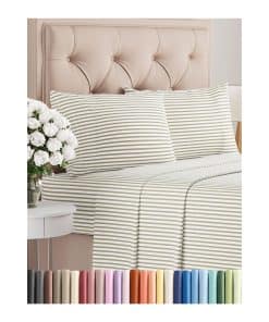 Juego de sábanas 4 piezas tamaño completo - Suave,