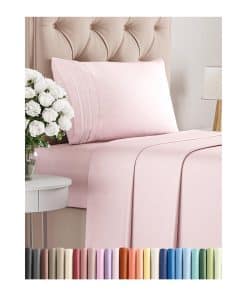 Juego de Sábanas de Tamaño Twin de 3 -Rosa Lavanda
