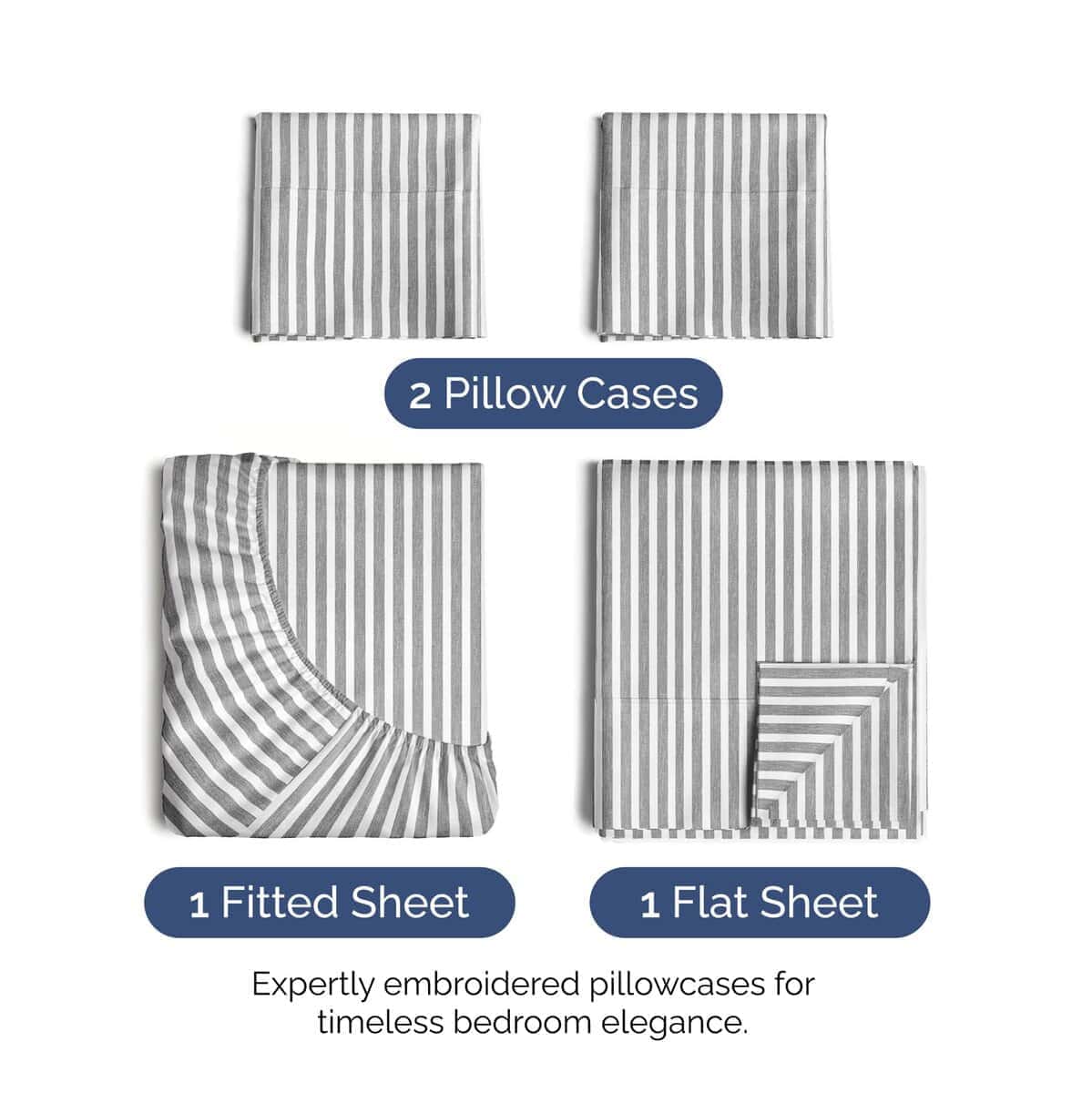 Juego de Sábanas Completo de 4 Piezas - Sábanas Extra - Imagen 3