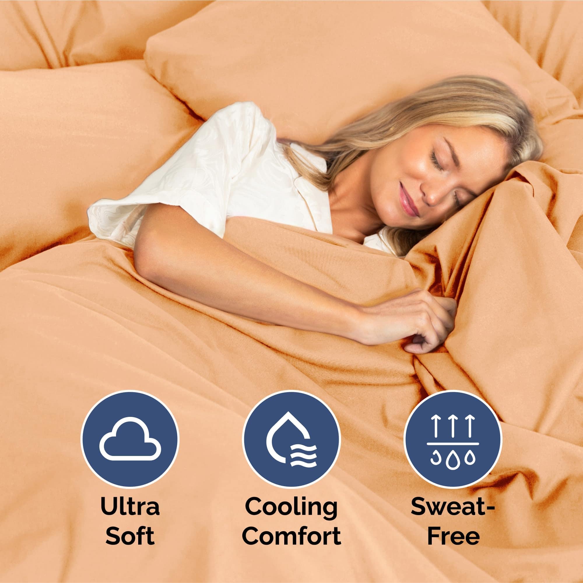 Juego de sábanas de talla King dividida de 5 piezas - - Imagen 5