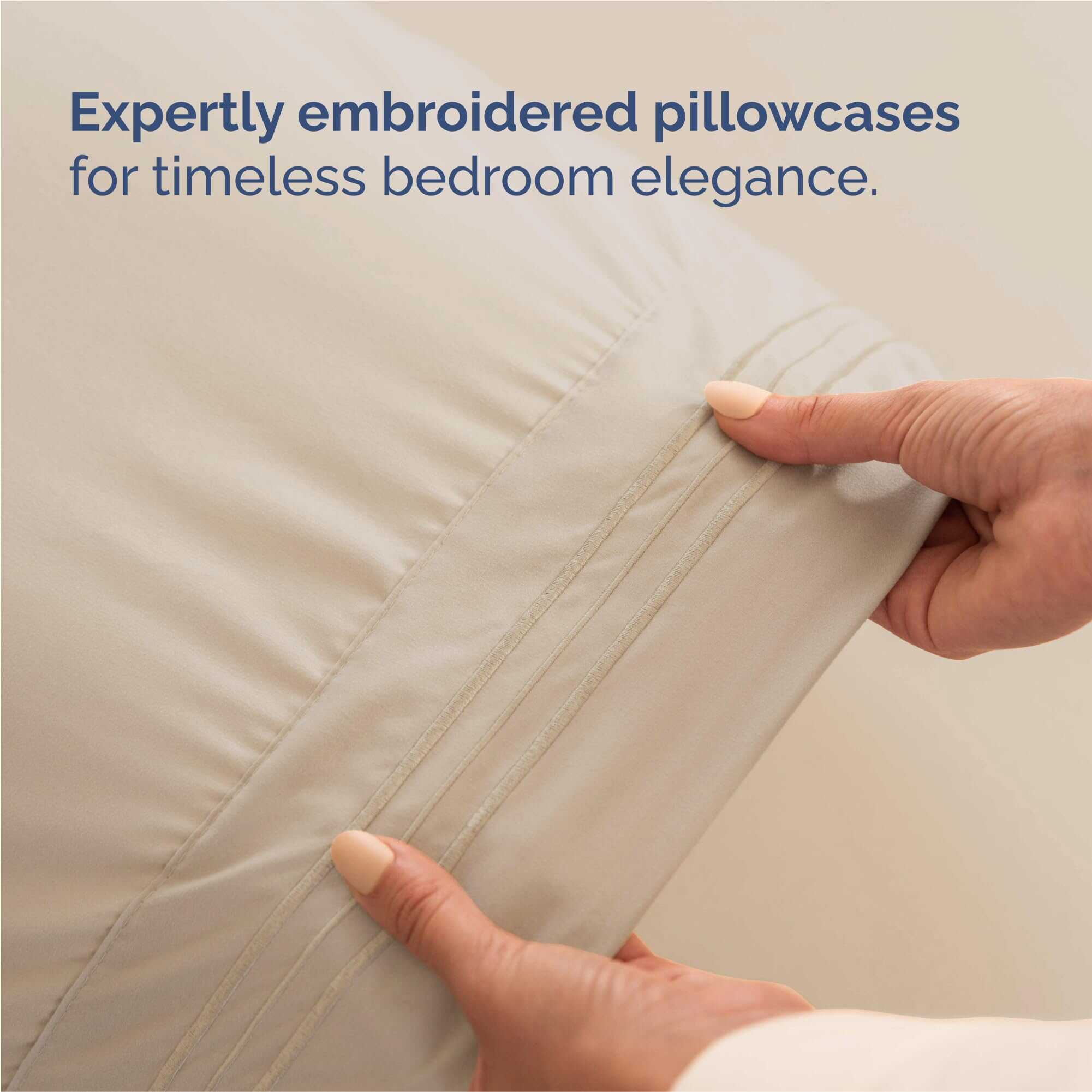 Juego de sábanas de 5 piezas tamaño Split King - Suaves, - Imagen 7