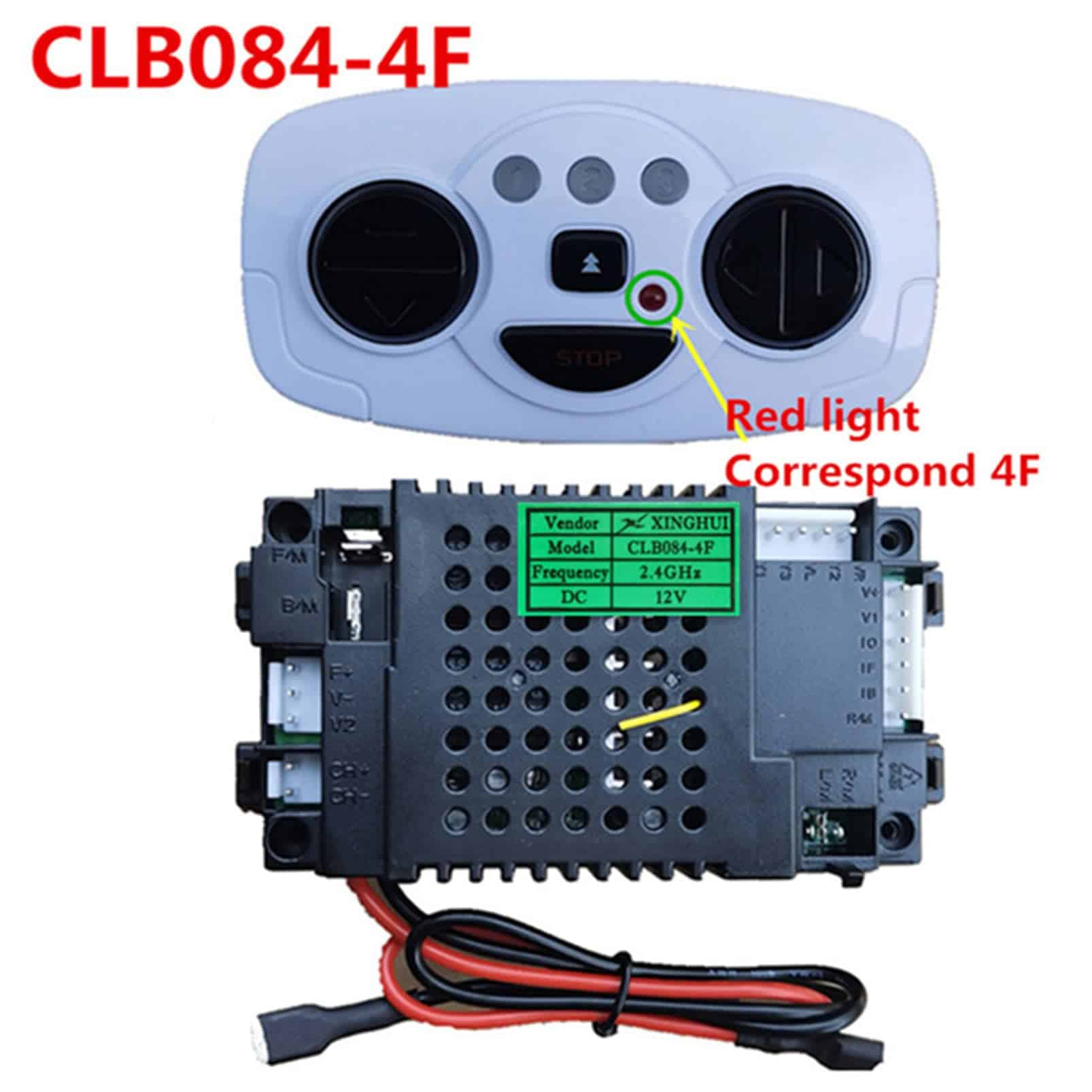 weelye CLB084-4D 4F 12V Kit de Control Remoto Bluetooth - Imagen 6