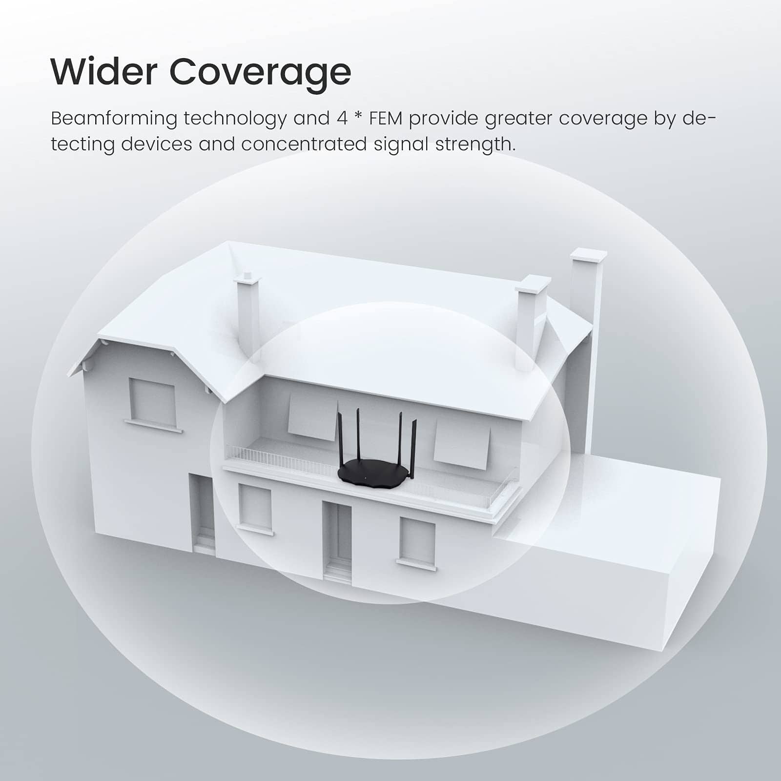 Router WiFi 6 AX3000 Tenda, Router de Internet Inalámbrico - Imagen 7