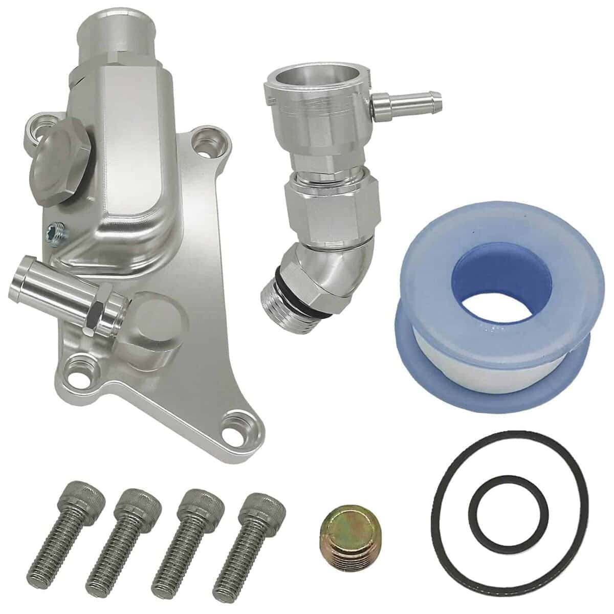 LicBund K Series Upper Coolant Housing Straight Elbow Inlet