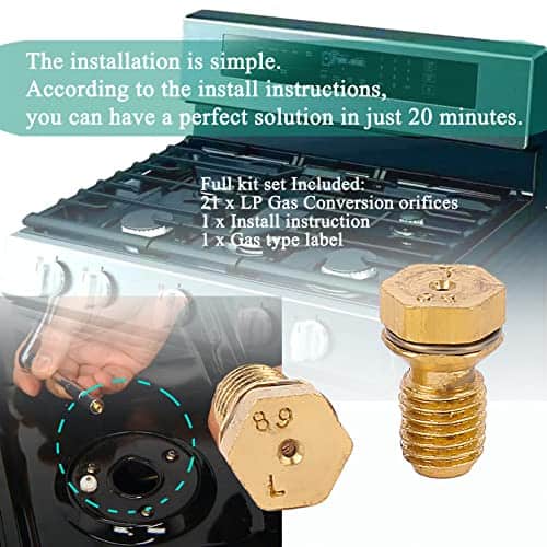 Kit de conversión de gas LP GRLP3 de Frigidaire, repuesto, - Imagen 6
