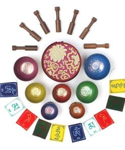 Conjunto de 7 Cuencos Tibetanos de Canto ESK GROUP,
