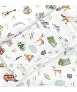 Juego de sábanas para gemelos Pobi Baby - -Explorar