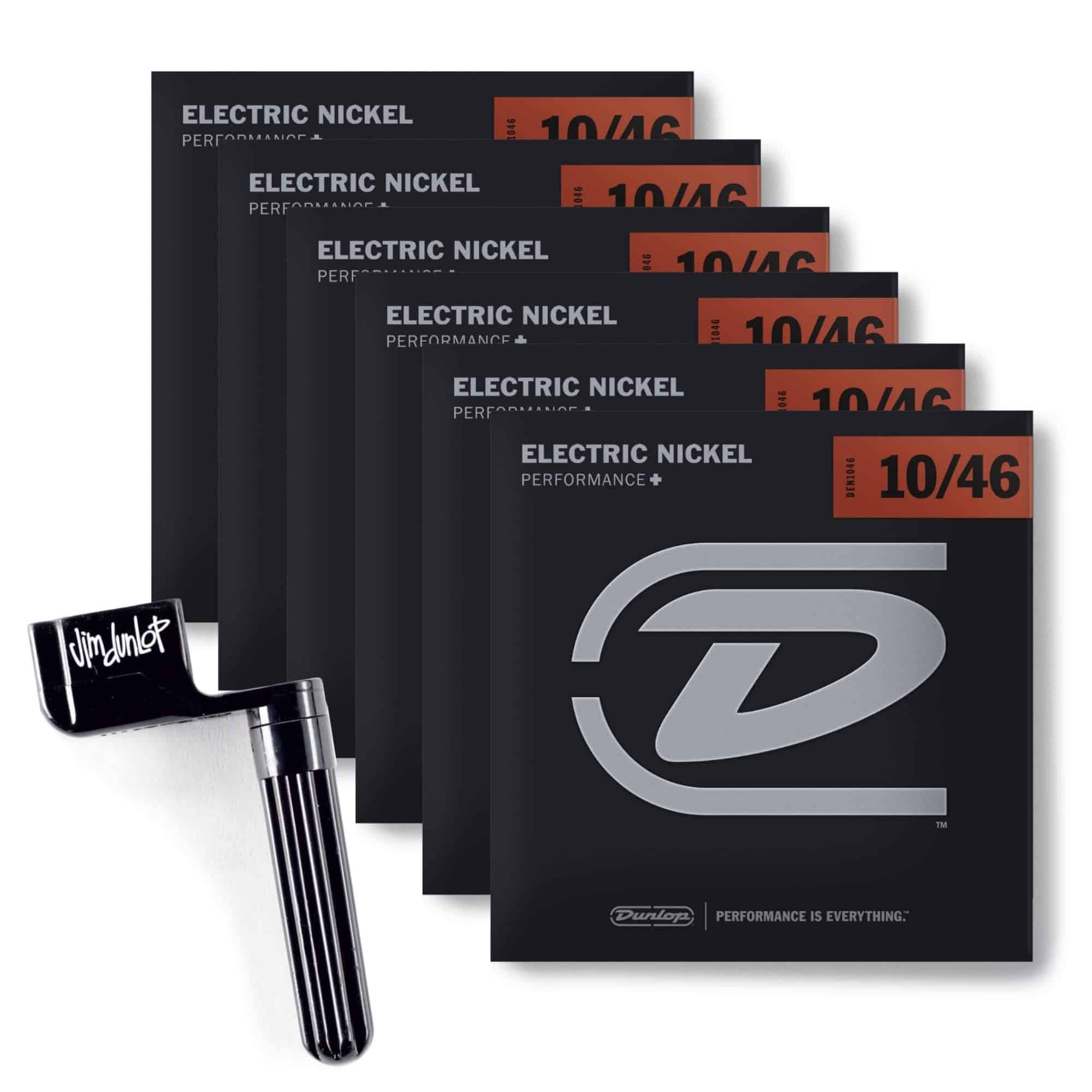 Cuerdas eléctricas de níquel medio Briskdrop Dunlop DEN1046