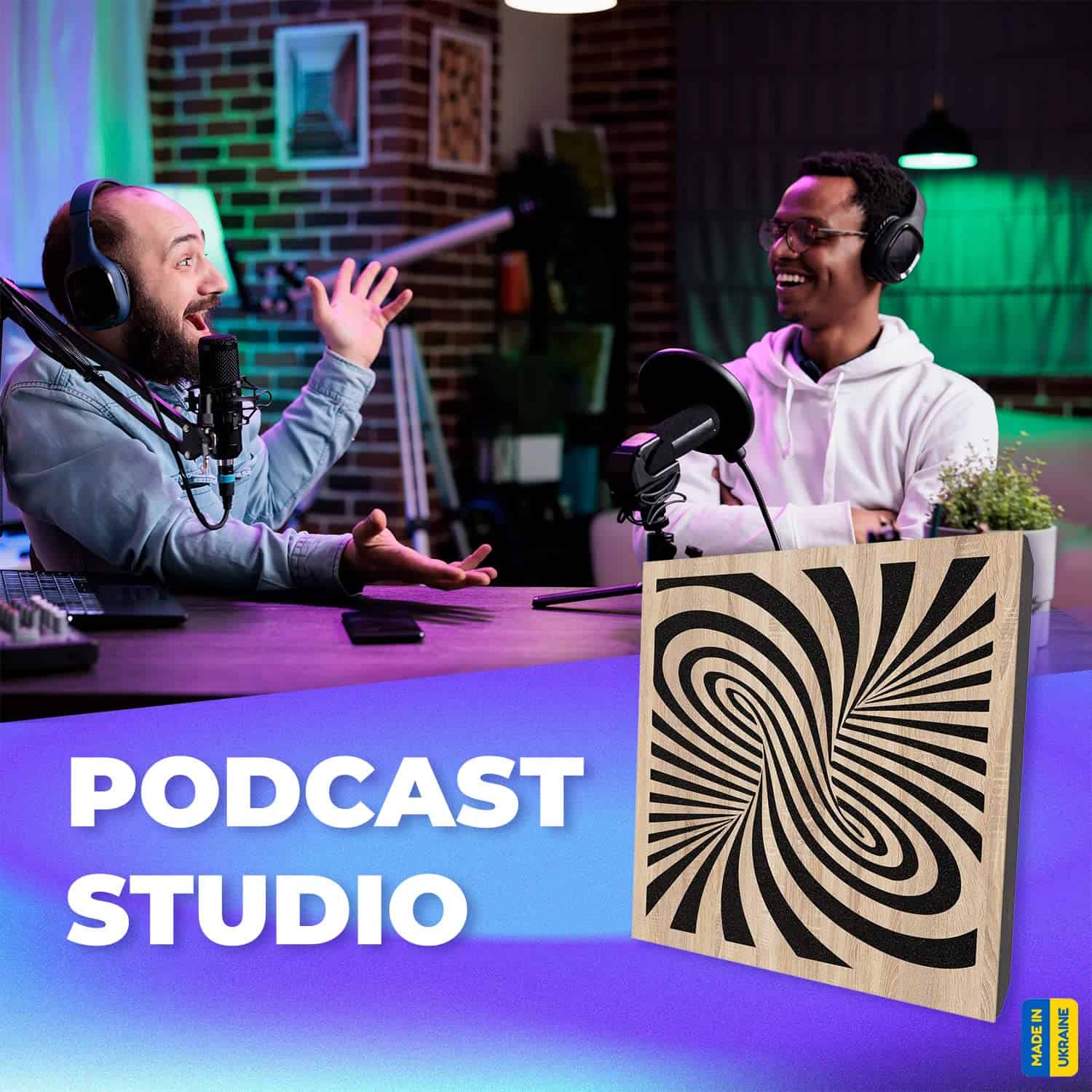 Panel Acústico Absorbente-Difusor Soundexact 'Twirl' para - Imagen 5