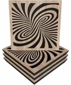 Panel Acústico Absorbente-Difusor Soundexact 'Twirl' para