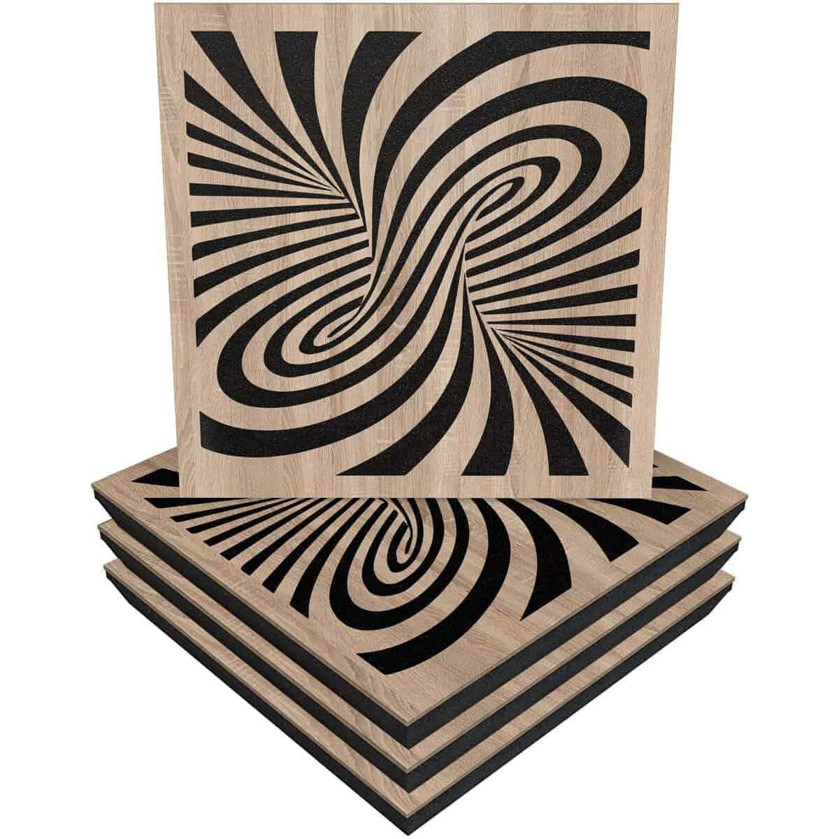 Panel Acústico Absorbente-Difusor Soundexact 'Twirl' para