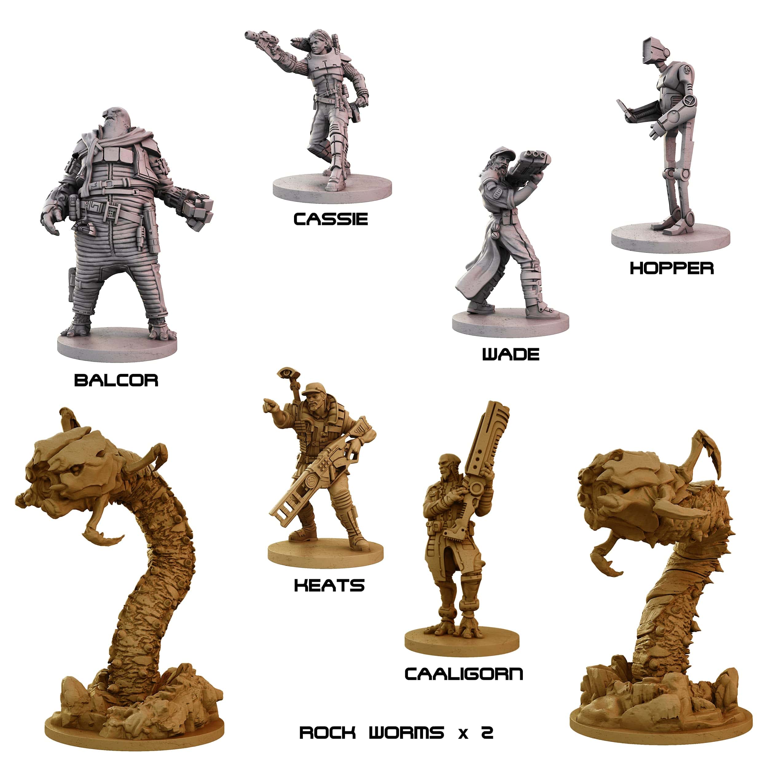 Juego de tablero de miniaturas de ciencia ficción Core - Imagen 7