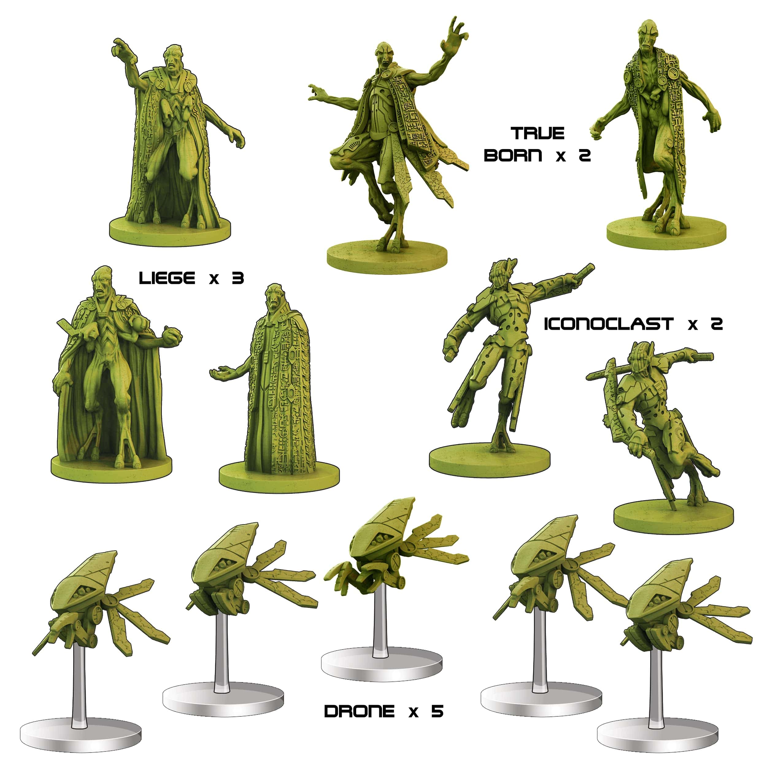 Juego de tablero de miniaturas de ciencia ficción Core - Imagen 8