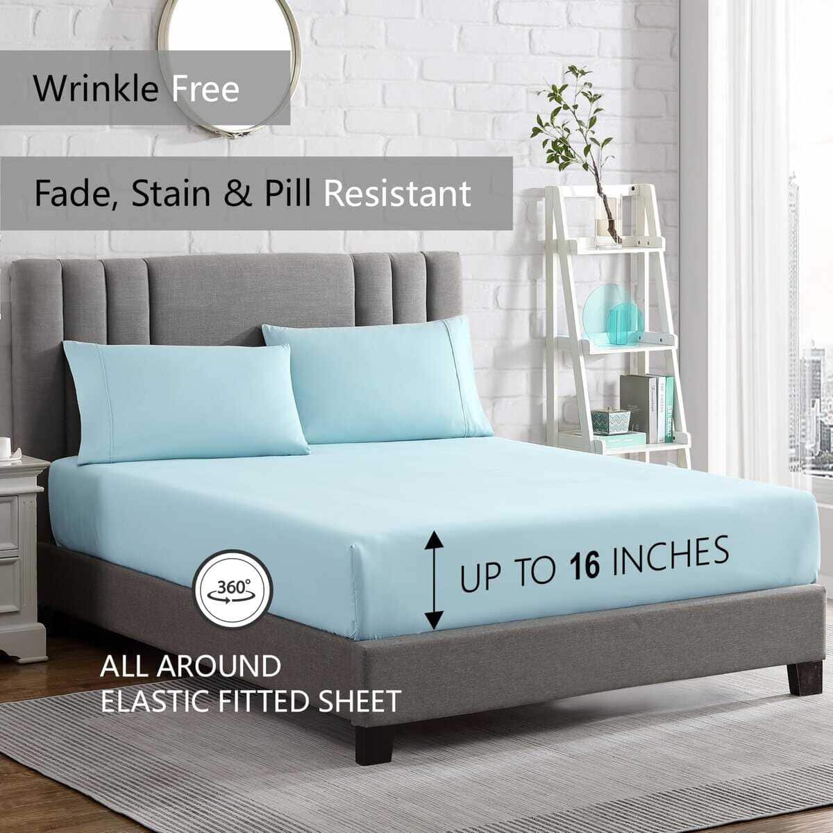 Juego de sábanas American Home Collection -Azul Claro - Imagen 5