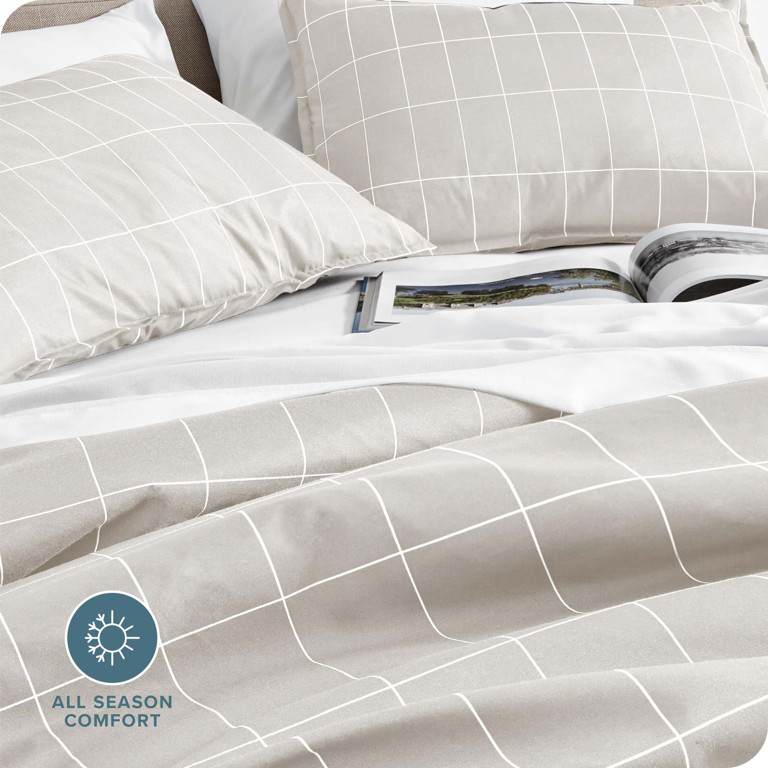 Bare Home Ropa de Cama Funda de Edredón Tamaño King/Cal - Imagen 5