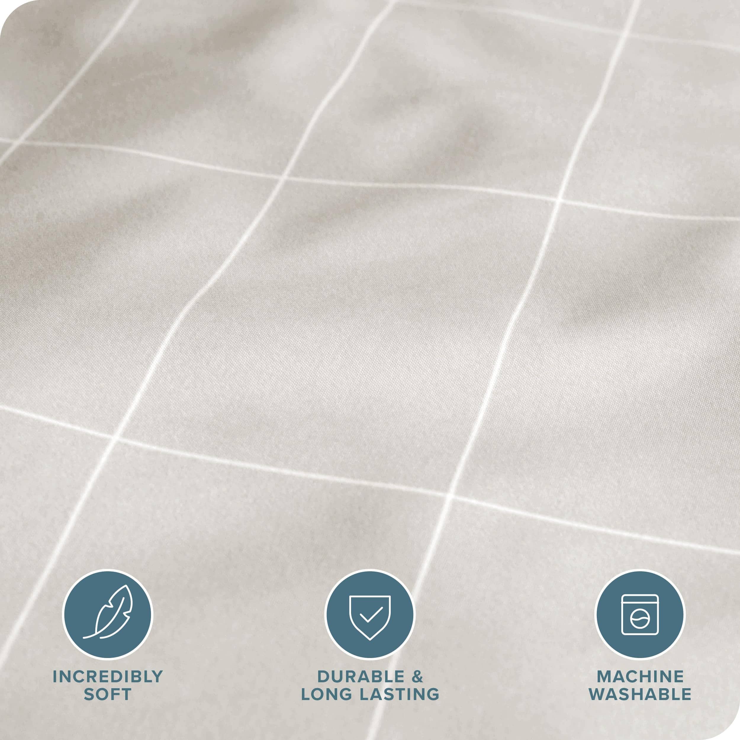 Bare Home Ropa de Cama Funda de Edredón Tamaño King/Cal - Imagen 4