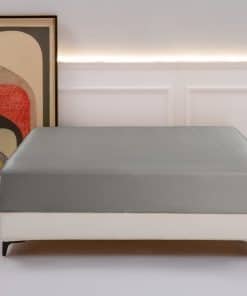 PROMEED Sábana Ajustable de Seda 100% con Bolsillo de 16",