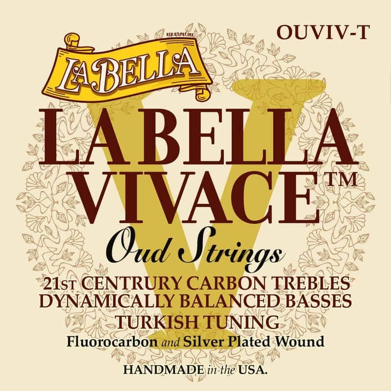 Cuerdas para Oud La Bella OUVIV-T Vivaces Turkish Tuning de