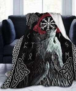 Cobija para Sofá Vikingos Súper Suave Manta de Microfelpa