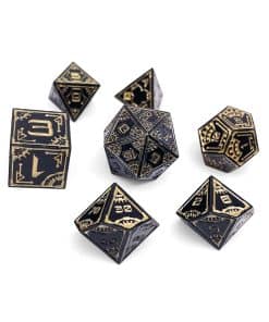 Dados de Metal Space de Norse Foundry - Eclipse