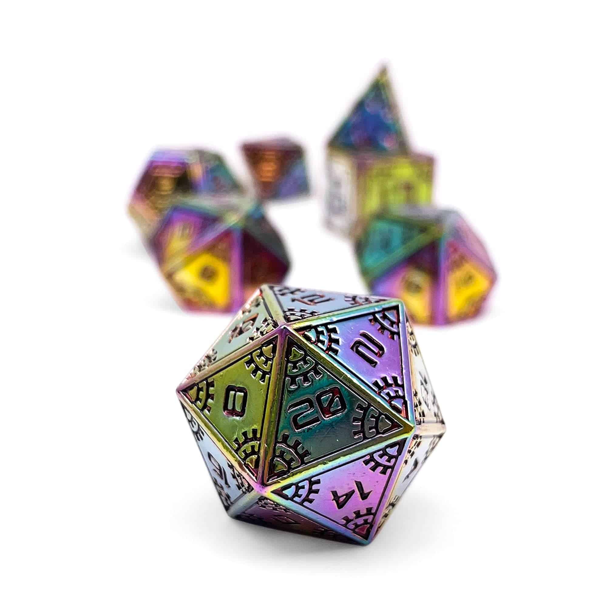 Norse Foundry Metal Space Dice - Super Nova - Imagen 3