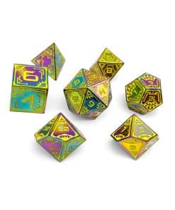 Norse Foundry Metal Space Dice - Solar Flare