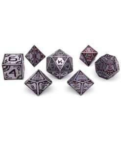 Dados de Metal Space de Norse Foundry - Lluvia de Meteoritos