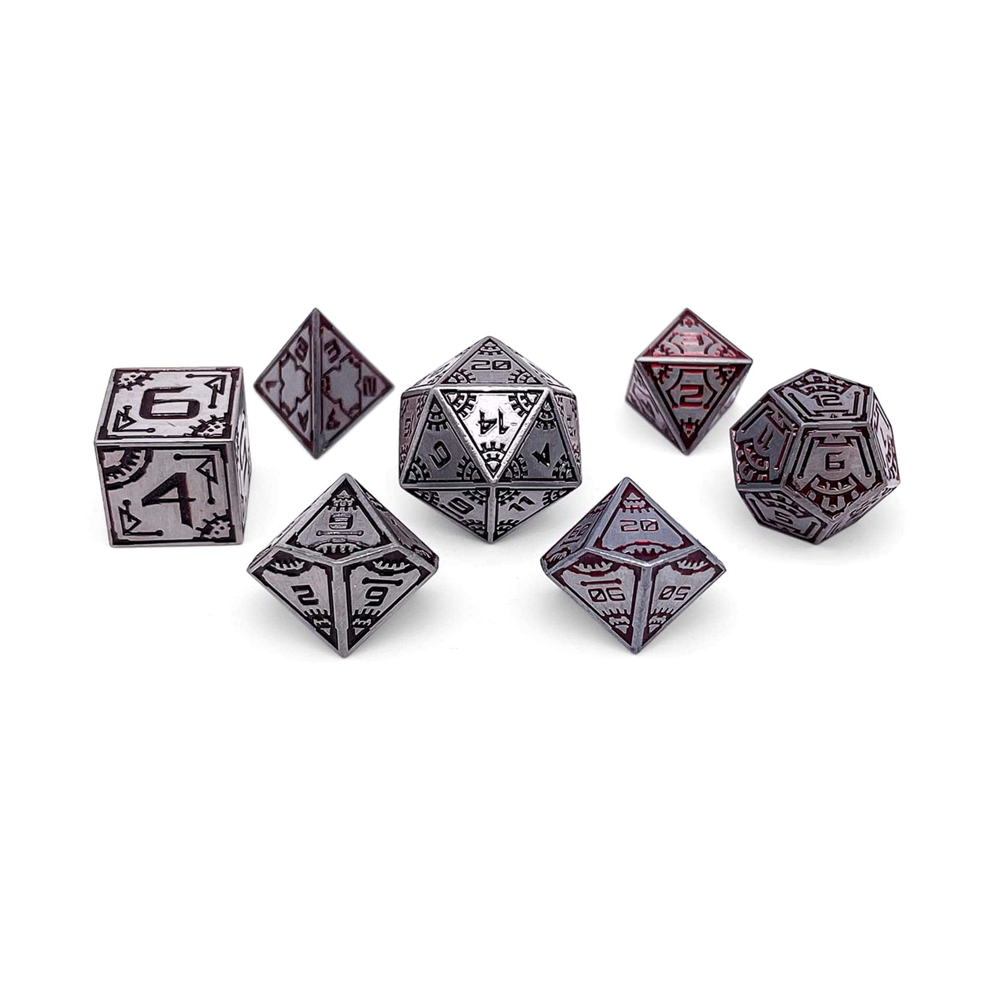 Dados de Metal Space de Norse Foundry - Lluvia de Meteoritos